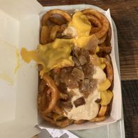 Loaded fries  at Plant Power Fast Food in Redlands