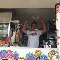 Awesome chef at Flower Power Soul Food in Melton