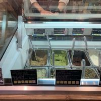 Only 1/3 of the vegan options  at Premarché Gelateria in Tokyo