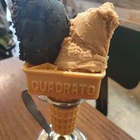 Ninja and Okinawa organic brown sugar and organic kinako at Premarché Gelateria in Tokyo