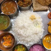 Vegetarian taali set  at Indus Ray in Kobe