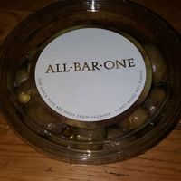 Seasoned olives at BHX - All Bar One - T2 Airside in Birmingham