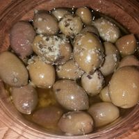 Olives seasoned with garlic and herbs at BHX - All Bar One - T2 Airside in Birmingham