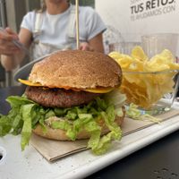 Yummy burger at Umami Good Food in Tenerife