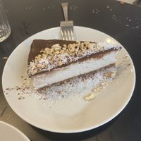 Bounty (coconut) cheesecake at Umami Good Food in Tenerife