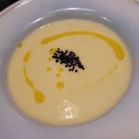Potato soup with ginger at Umami Good Food in Tenerife
