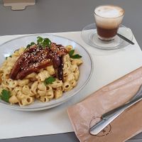 Mac and cheese at Umami Good Food in Tenerife