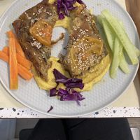 Lunch set: some kind of tarte  at Umami Good Food in Tenerife
