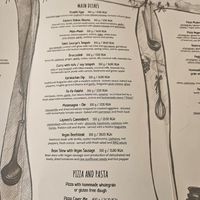 Menu at SunMoon - Solunska in Sofia