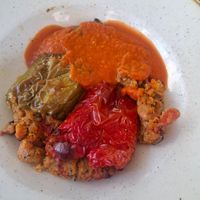 Stuffed peppers at SunMoon - Solunska in Sofia