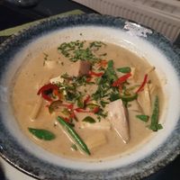 Green curry at Kahuna in Newquay