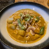 Yellow tofu curry   at Kahuna in Newquay