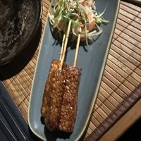 Tempeh skewers  at Kahuna in Newquay