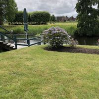 Garten mit Esstischen at Sielhof in Neuharlingersiel