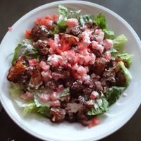 Arnabit salad. at Aladdin in Reading