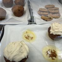 The dessert case!!  at Apron Strings in Ocean Springs