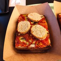 Cashew Cheese Pizza at kastami'S in Vigo