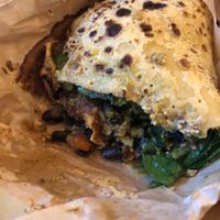 vegan wrap with chickpea flour  at kastami'S in Vigo