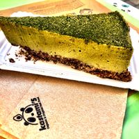 Raw Vegan GF matcha cake !  at kastami'S in Vigo