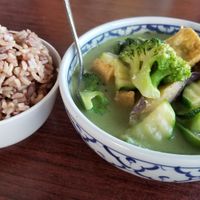 Green curry at Sawasdee By The Sea in Santa Cruz