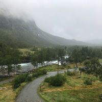 Window view at Mjølfjell UH in Voss