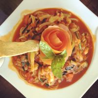 Vegan fideos  at Gourmet Express in Cabo San Lucas