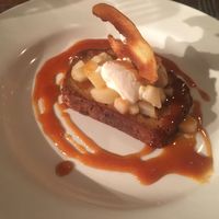 Ginger cake dessert  at Wyatt and Jones in Broadstairs