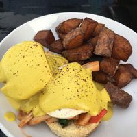 Southern Eggs Benedict  at Sage and Cinder in Mukilteo