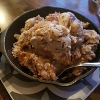Apple crisp at Sage and Cinder in Mukilteo