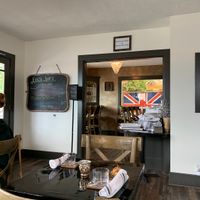 Looking at the bar. Happy hour from 3:00 to 6:00 pm Tuesday through  Friday. at Sage and Cinder in Mukilteo