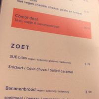 Menu 15-9-2020 at Sajoer - Statensingel in Rotterdam