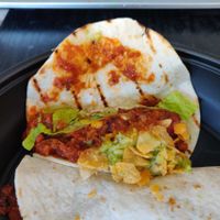 Chilli Con Carne Tacos [£5.95] – Filled with chilli con carne, smashed avocado and nacho crumb (Part of Veganuary 3 Courses for £14.95) at All Bar One in Cambridge