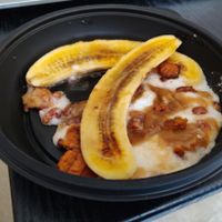 Biscoff Banana [£5.95] – Coconut mousse, toffee sauce, biscoff crumb and pecan brittle (Part of Veganuary 3 Courses for £14.95) at All Bar One in Cambridge