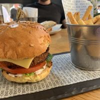 Vegan beyond meat burger  at All Bar One - Byward St in London