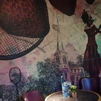 Wimbledon artwork at All Bar One - Wimbledon in South West London