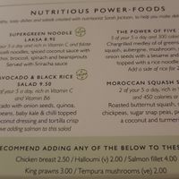Power foods at All Bar One - Wimbledon in South West London