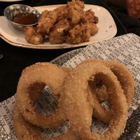The Cauliflower bites and onion rings were crispy and tasty    at All Bar One - Waterloo in South East London