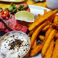 Pulled Oumph quesedilla at EDI - All Bar One in Edinburgh