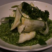 Risotto, the only warm veggie dish at this place at Bills in Fukuoka