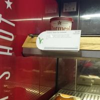 Vegan lable at Pret A Manger - UPenn Wharton in Philadelphia