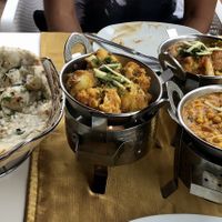 Main course at Delhi Darbar in Tenerife