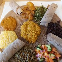 Veggie platter, feeds 3. at Lucy Ethiopian Cuisine in Buffalo