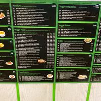 Huge Menu  at Veggie House in Bremen
