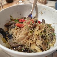 Wok de cogumelos #Veganuary at The Veggie Carmen in Santiago De Compostela