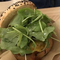 Veggie burger at The Veggie Carmen in Santiago De Compostela