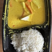 Yellow curry with tofu   at Mint Thai Kitchen in Houston