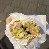 Falafel Wrap  at Damaskus Falafel Haus in Offenbach