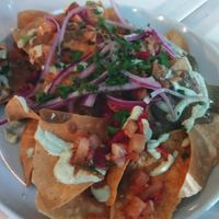 Vegan nachos at Naive in Louisville