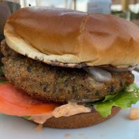 Kale Shroom Burger at Naive in Louisville