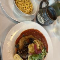 Huevos Rancheros (MADE VEGAN) & side of vegan Mac & cheese  at Minton's in Lexington